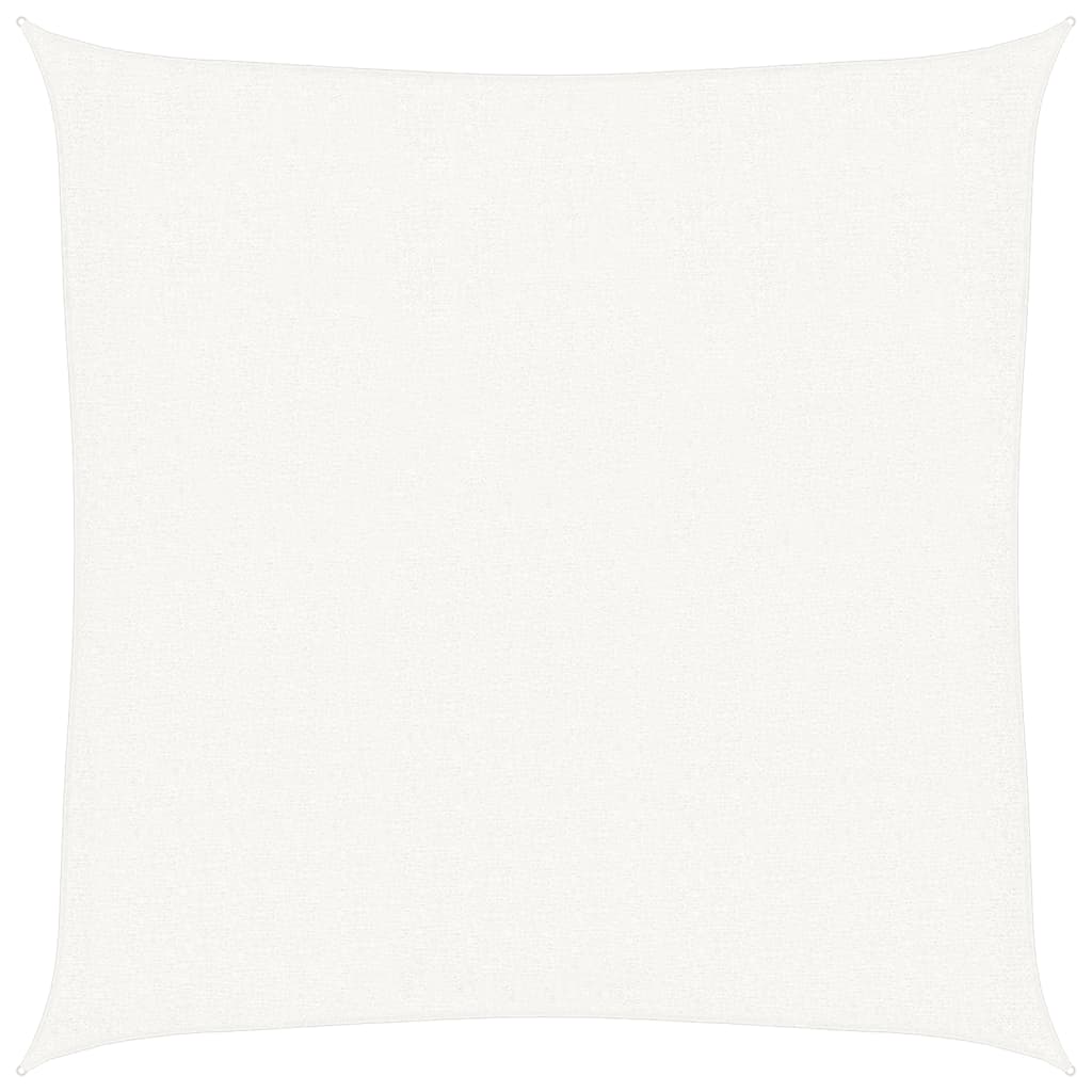 Plachta Proti Slunci Z Hdpe Čtvercová 3,6X3,6 M Bílá