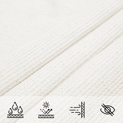 Plachta Proti Slunci Z Hdpe Čtvercová 3,6X3,6 M Bílá