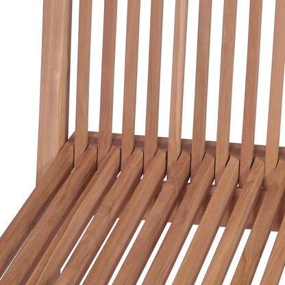 Skládací Zahradní Židle 4 Ks Masivní Teak