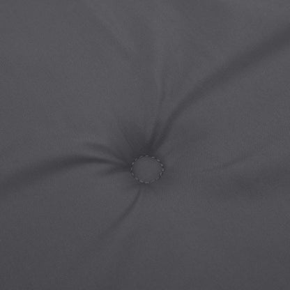 Podušky Na Židli Vysoké Opěradlo 2 Ks Antracitové 120X50X2 Cm