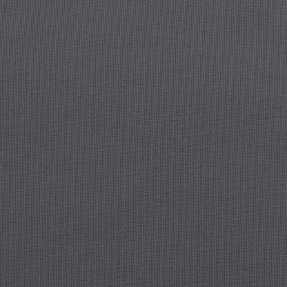 Podušky Na Židli Vysoké Opěradlo 2 Ks Antracitové 120X50X2 Cm