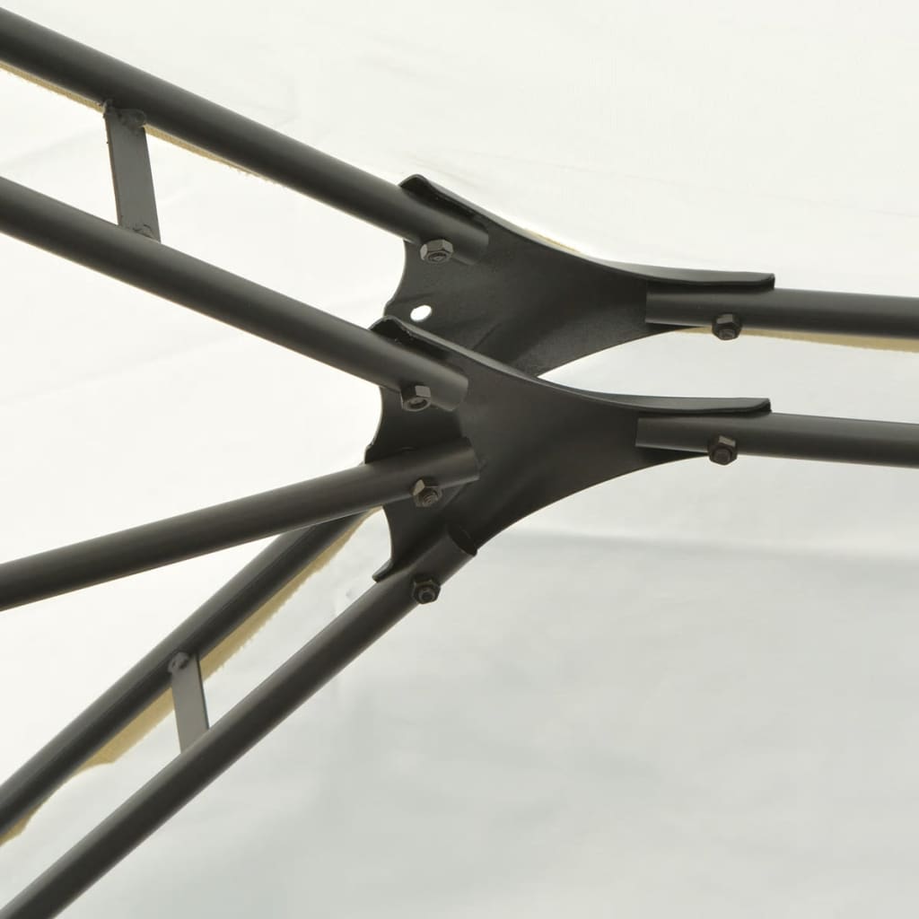 Zahradní Altán Se Závěsy 4 X 3 M Bílý