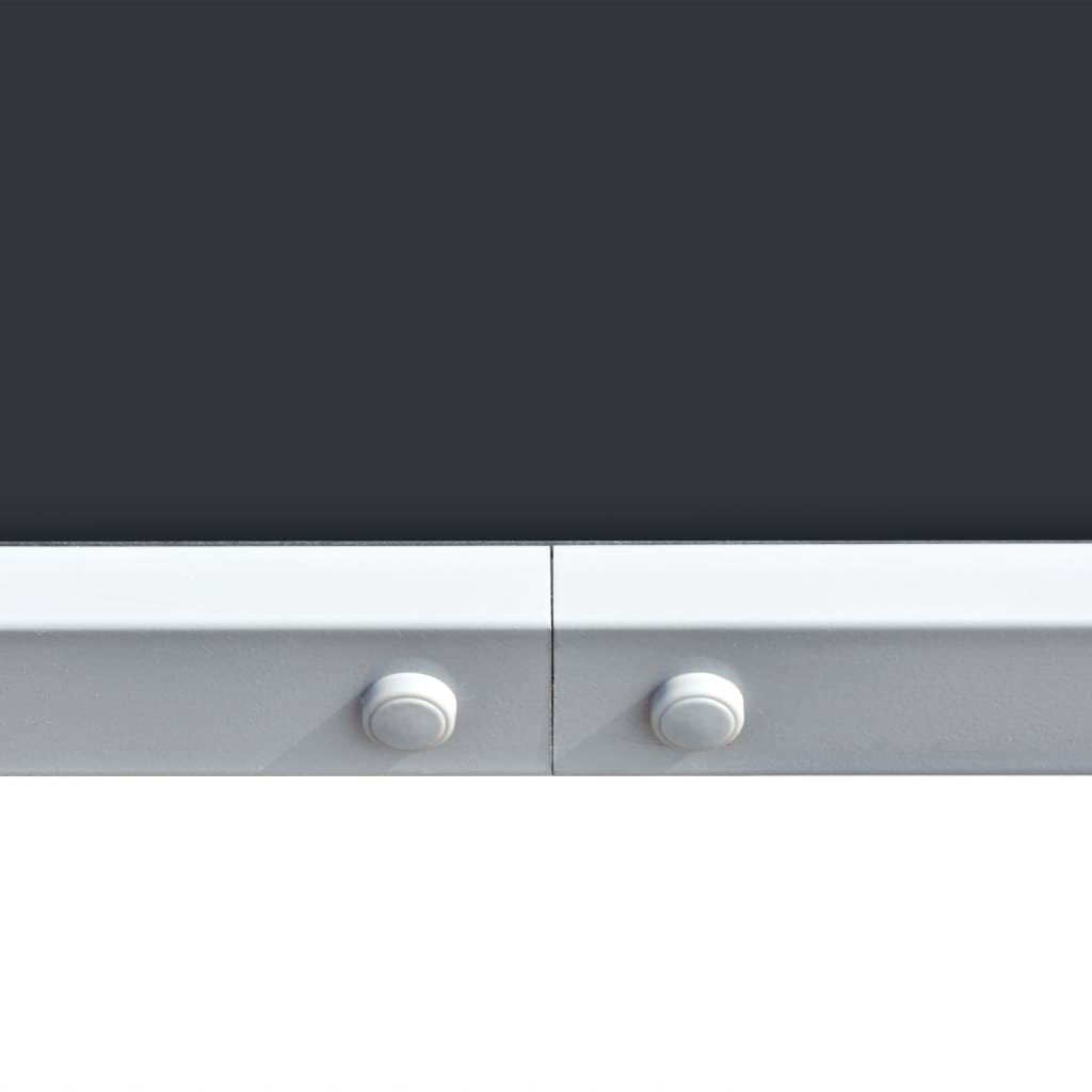 Zahradní Stůl 150 X 90 X 74 Cm Černý Ocel