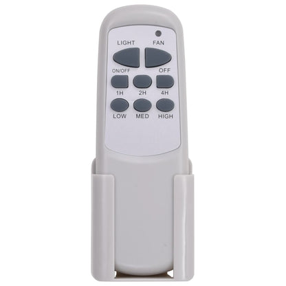 Ozdobný Stropní Ventilátor Se Světlem 128 Cm Hnědý