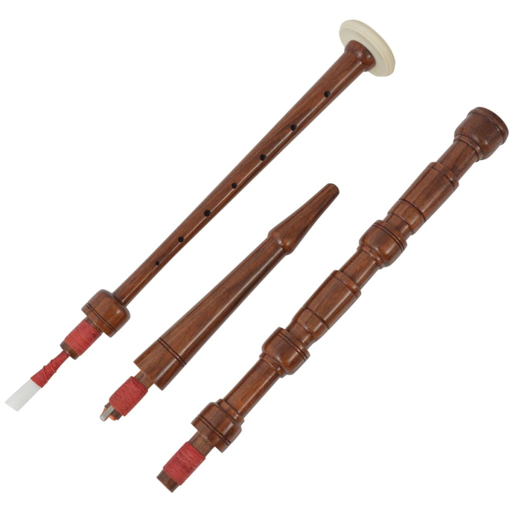 Dětské Skotské Dudy Horalské Červený Tartan Royal Steward