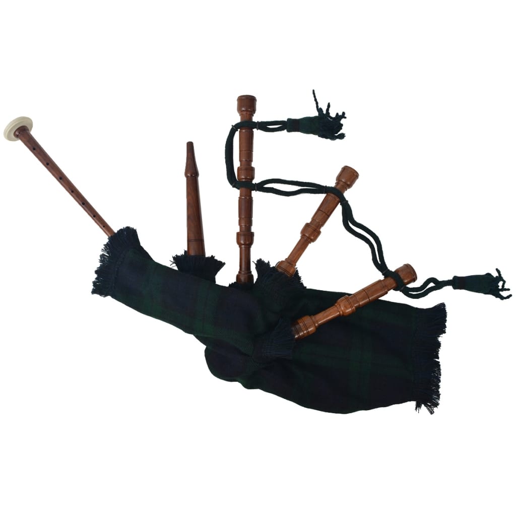 Dětské Skotské Dudy Horalské Červený Tartan Royal Steward