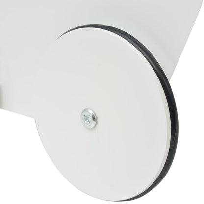 Kočárek Pro Panenky Dřevěný 53X25,7X50 Cm Bílý