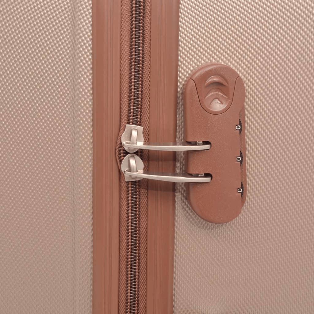 Čtyřdílná Sada Skořepinových Kufrů Na Kolečkách,