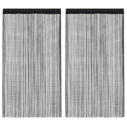 Provázkové Záclony, 2 Ks, 100X250 Cm,