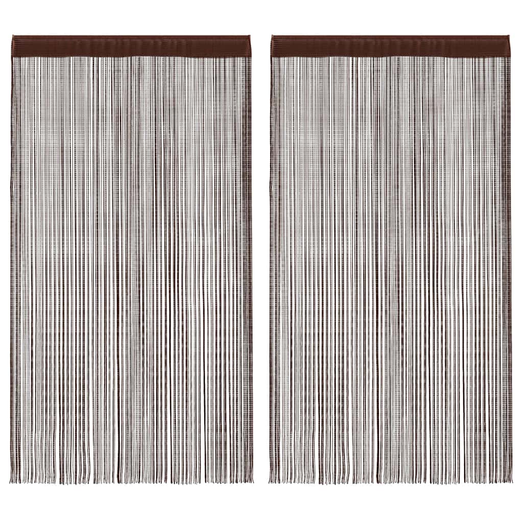 Provázkové Záclony, 2 Ks, 100X250 Cm,