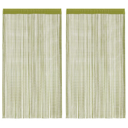 Provázkové Záclony, 2 Ks, 100X250 Cm,
