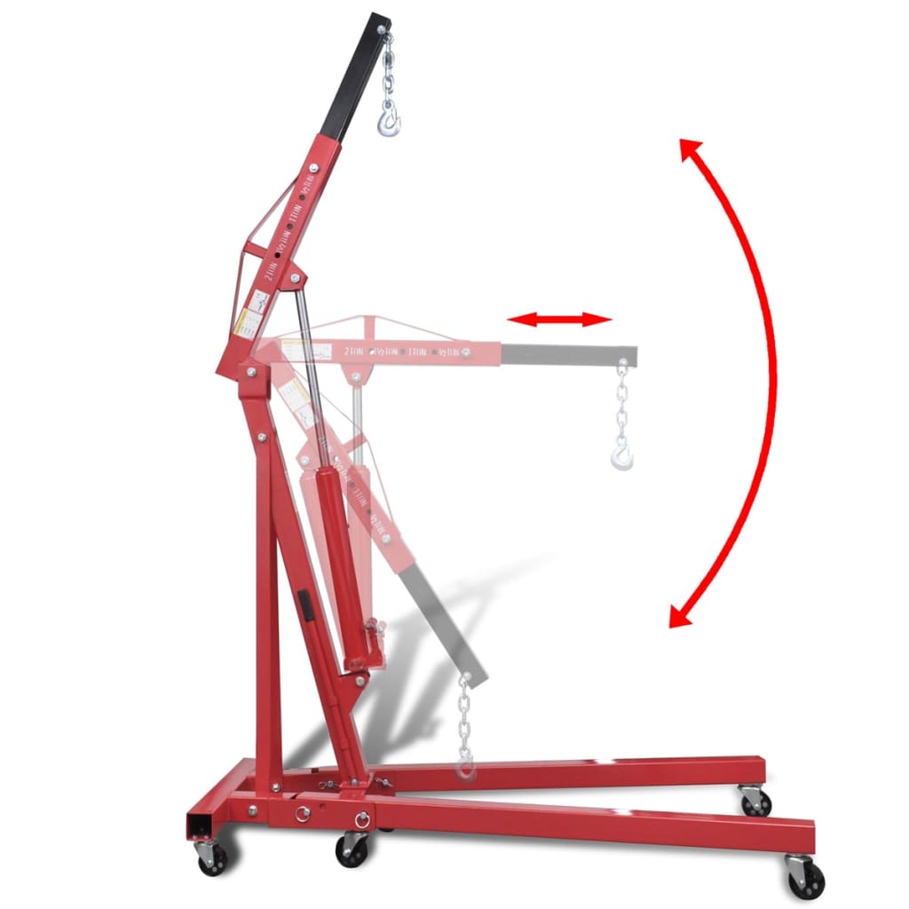 Skládací Motorový Jeřáb 2 Tuny 88,2 Kg
