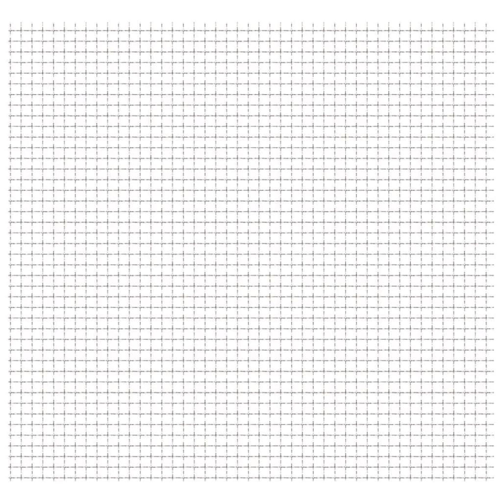 Zahradní Pletivo Vlnitá Mřížka Nerez Ocel Stříbrná