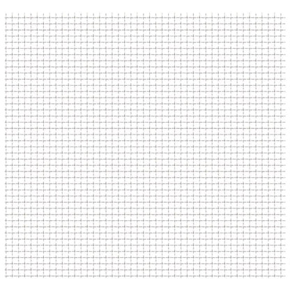 Zahradní Pletivo Vlnitá Mřížka Nerez Ocel Stříbrná