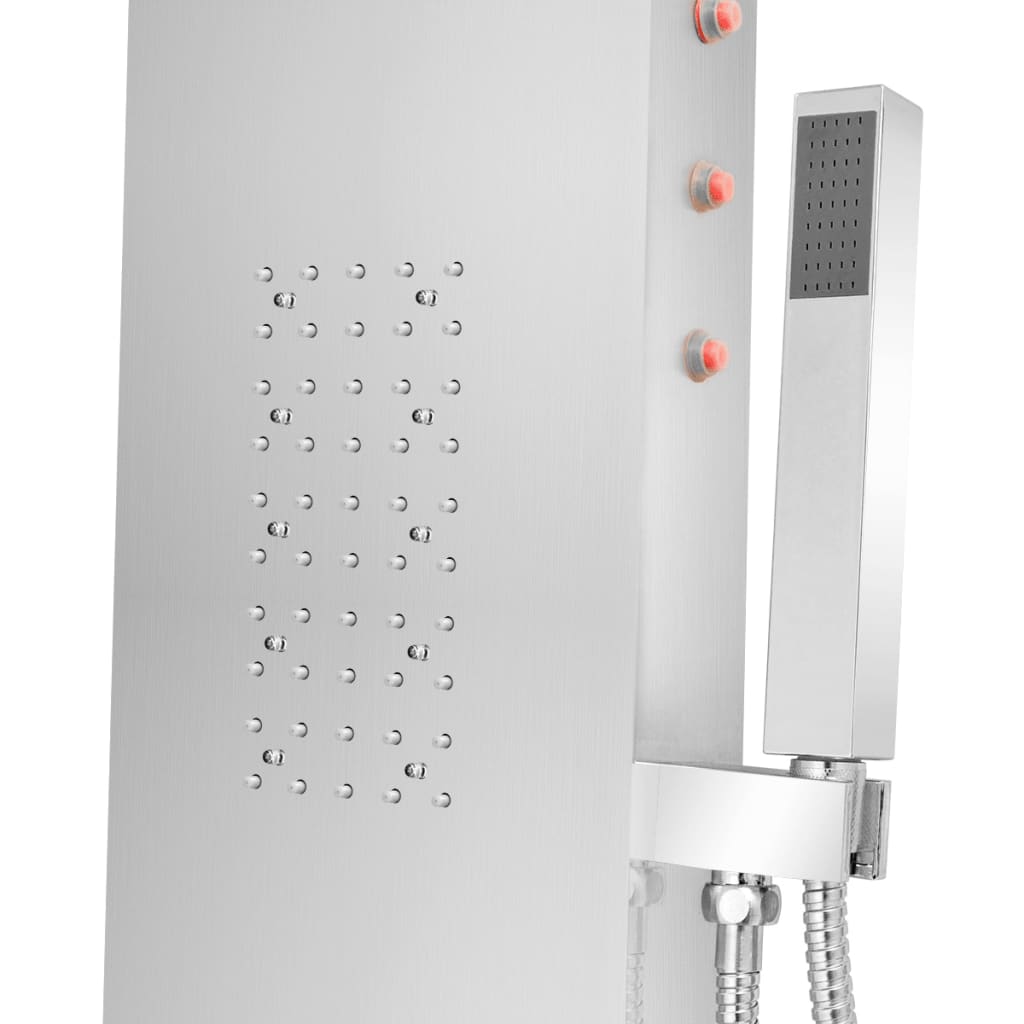 Sprchový Panel Set Nerezová Ocel Zaoblený Zelená