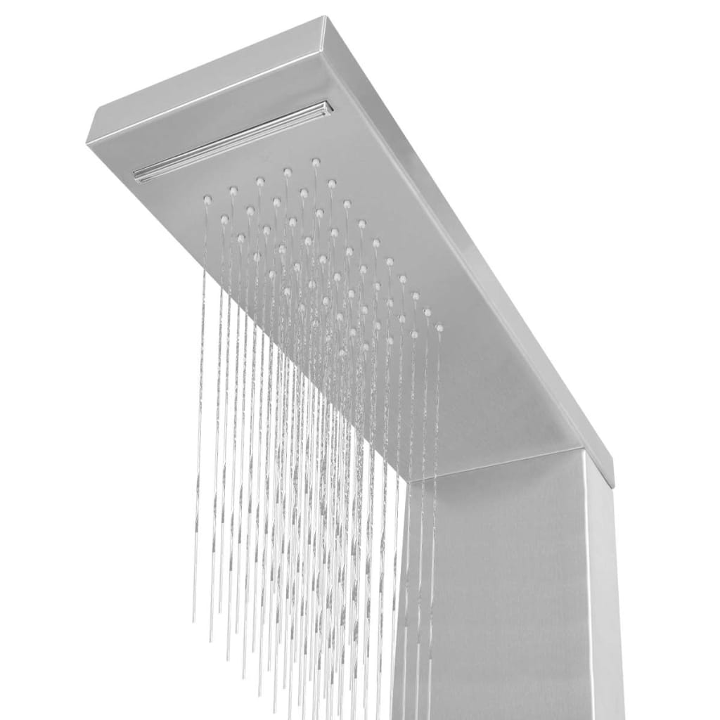 Sprchový panel set z nerezové oceli s čtvercovým designem