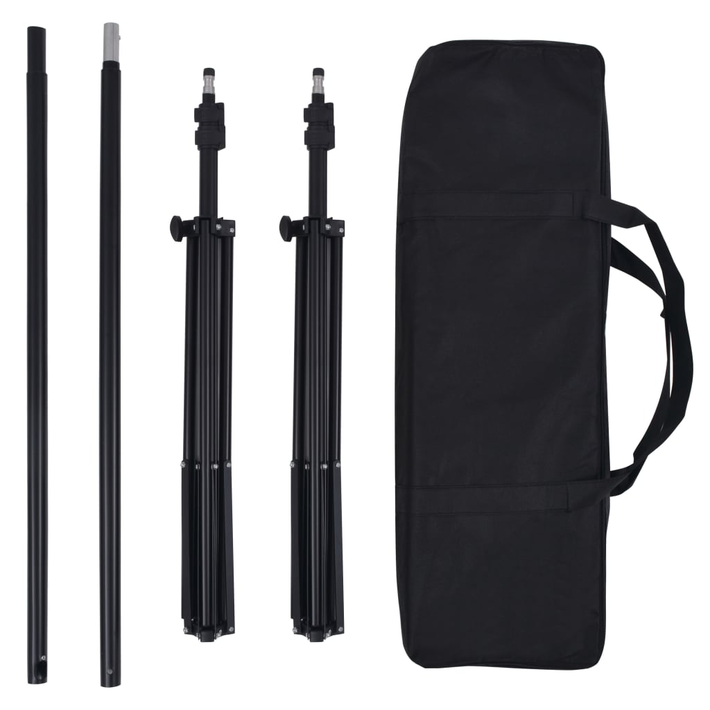 Profesionální Foto Studio Set: 5 Pozadí A Nastavitelný Rám