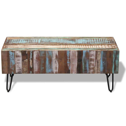 Konferenční Stolek Masivní Recyklované Dřevo 100 X 50 X 38 Cm
