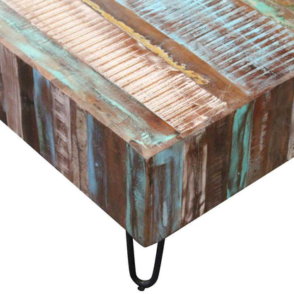 Konferenční Stolek Masivní Recyklované Dřevo 100 X 50 X 38 Cm