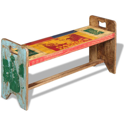 Cola Lavice Masivní Recyklované Dřevo 100 X 30 X 50 Cm