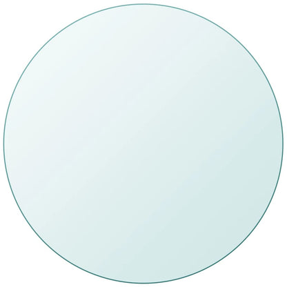 Stolní Deska Z Tvrzeného Skla Kulatá 700 Mm