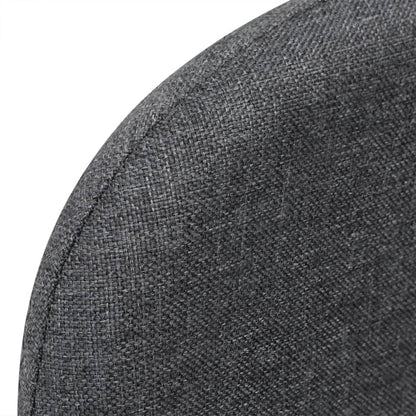 Rozkládací Křeslo Tmavě Šedé Textil