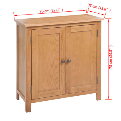 Komoda 70 X 35 X 75 Cm Masivní Dubové Dřevo