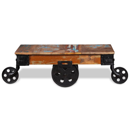 Konferenční Stolek Recyklované Dřevo 90 X 45 X 35 Cm