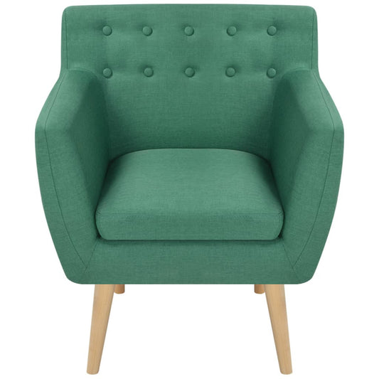 Křeslo Zelené Textil