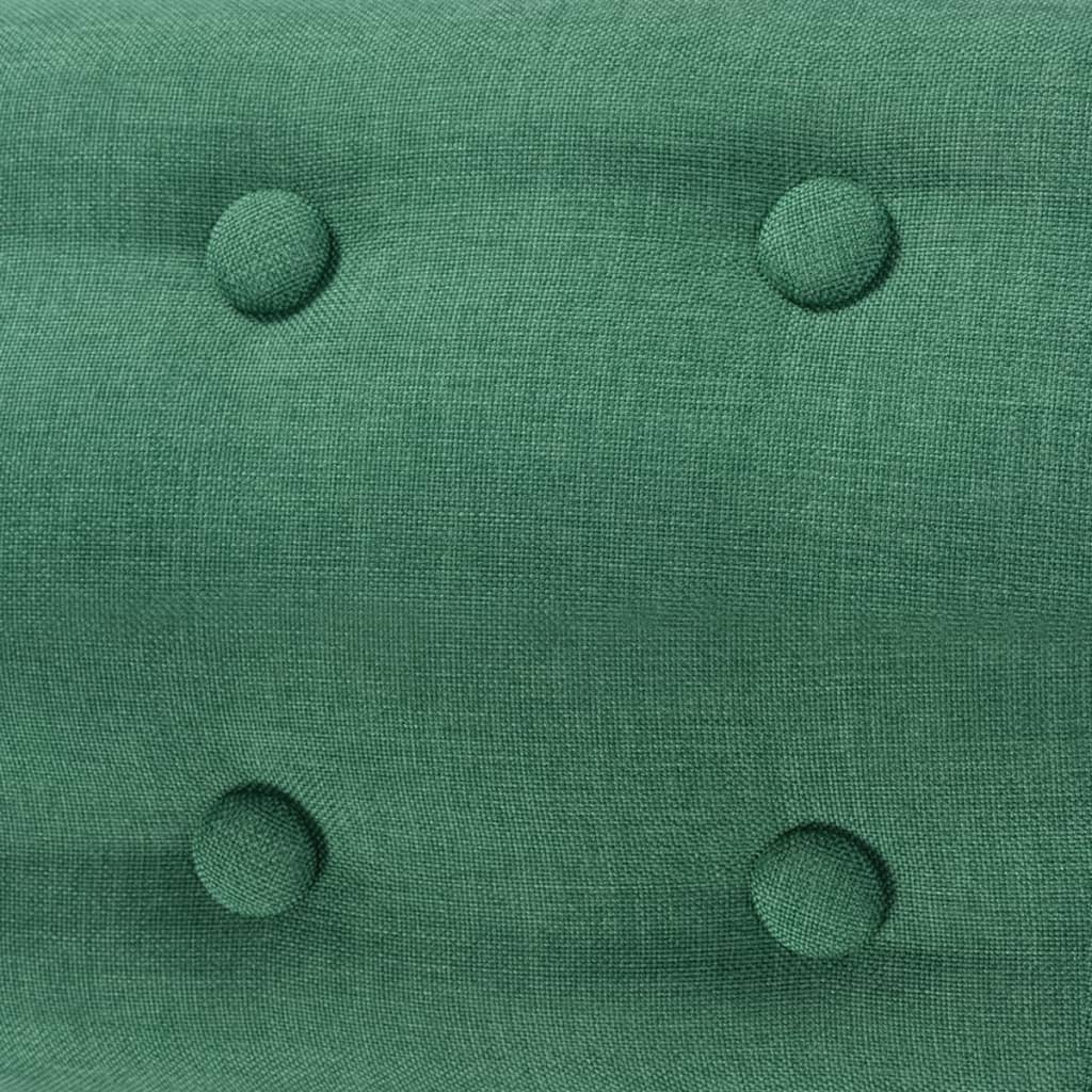 Křeslo Zelené Textil