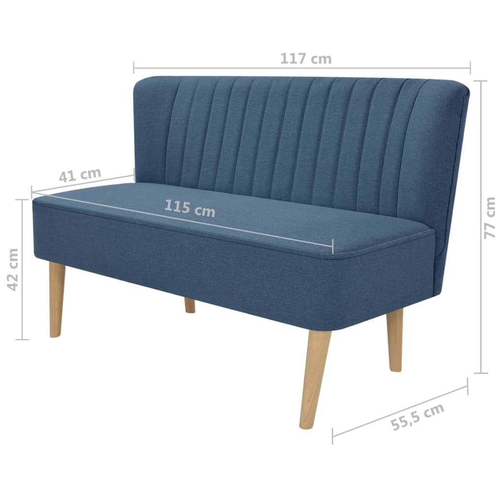 Pohovka Textil 117 X 55,5 X 77 Cm
