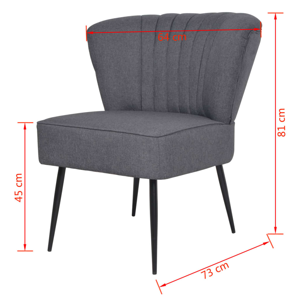 Koktejlová Židle Textil