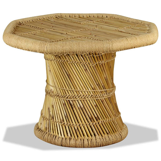 Konferenční Stolek Bambus Osmihran 60 X 60 X 45 Cm