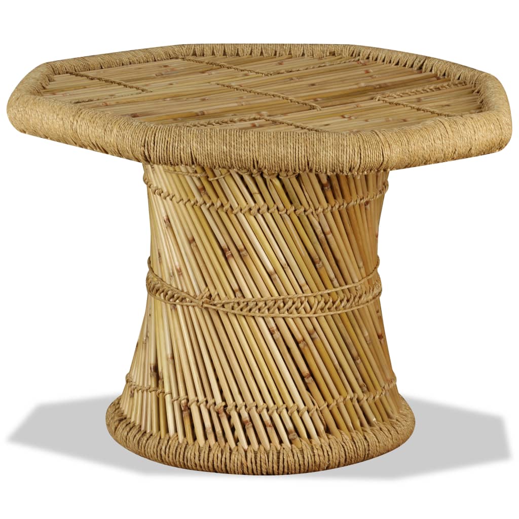 Konferenční Stolek Bambus Osmihran 60 X 60 X 45 Cm