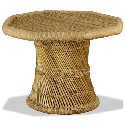 Konferenční Stolek Bambus Osmihran 60 X 60 X 45 Cm