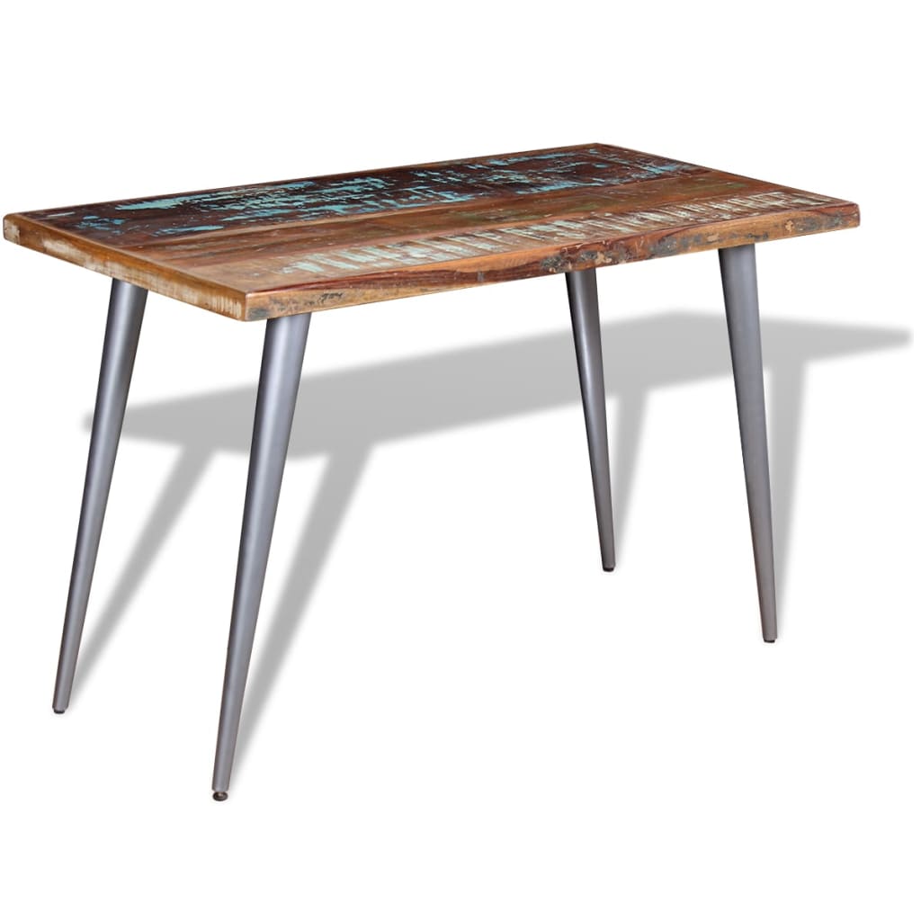 Jídelní Stůl Masivní Recyklované Dřevo 120 X 60 X 76 Cm