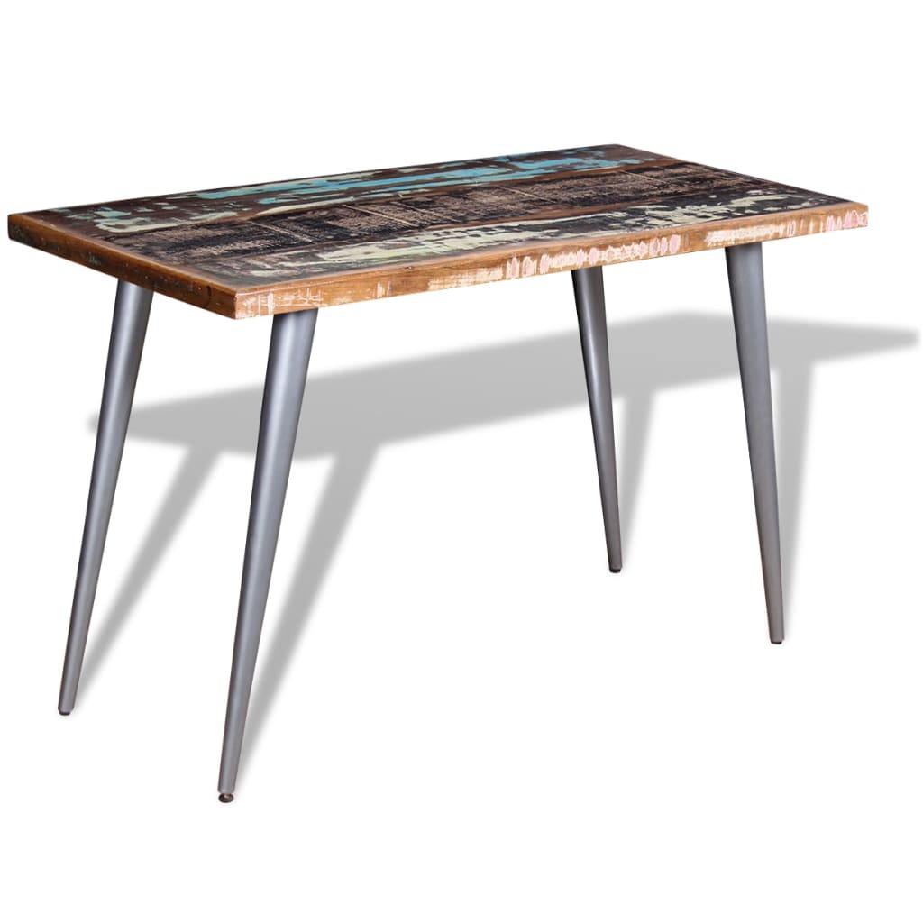 Jídelní Stůl Masivní Recyklované Dřevo 120 X 60 X 76 Cm
