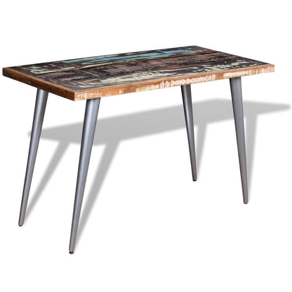 Jídelní Stůl Masivní Recyklované Dřevo 120 X 60 X 76 Cm