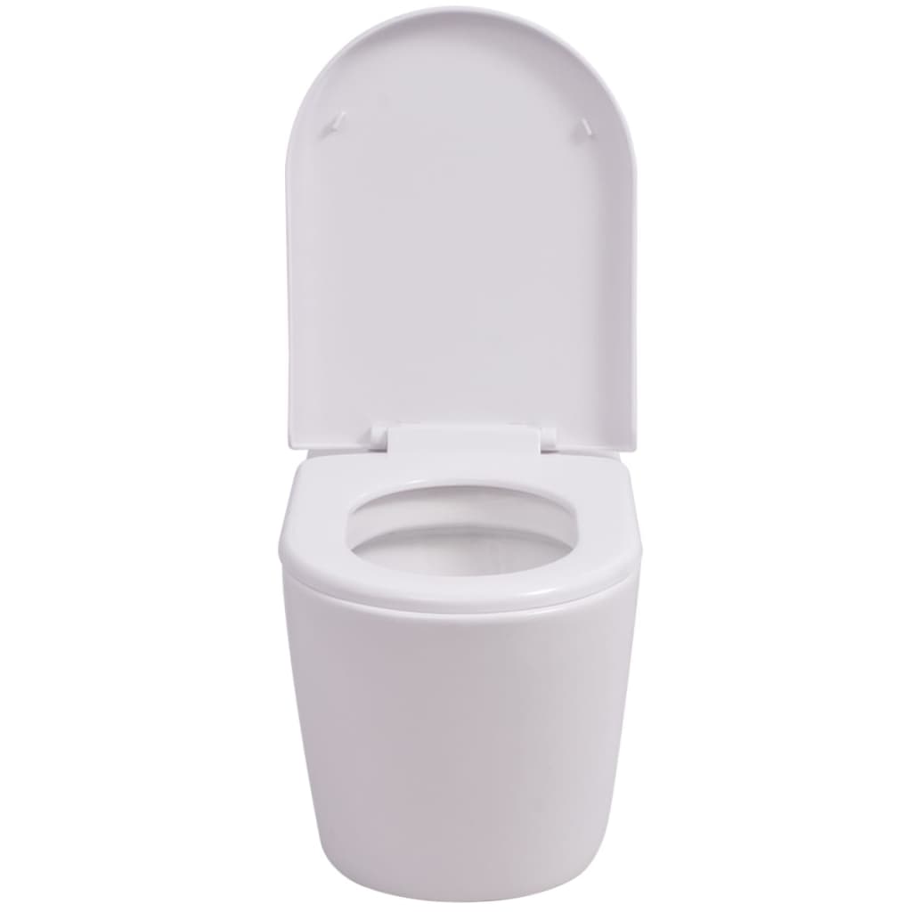 Závěsné Wc Keramické Bílé
