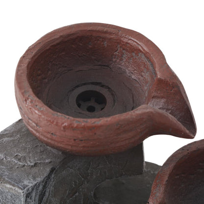 Interiérová Fontána S Led Osvětlením, Polyresin