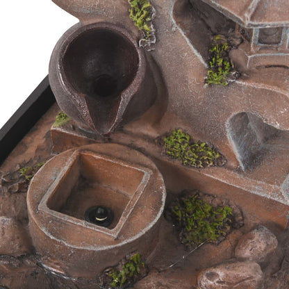 Interiérová Fontána S Led Osvětlením, Polyresin