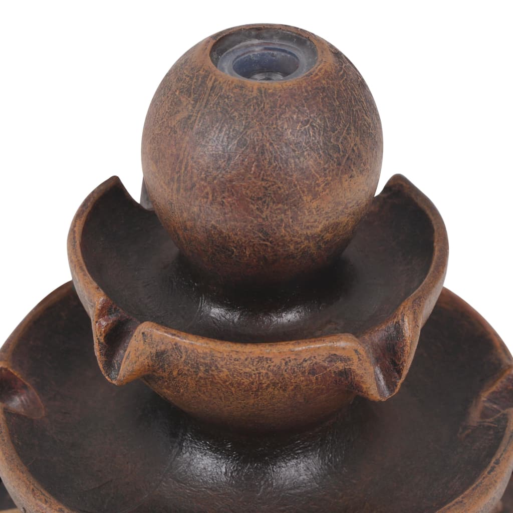 Interiérová Fontána S Pumpou, Polyresin Zelená