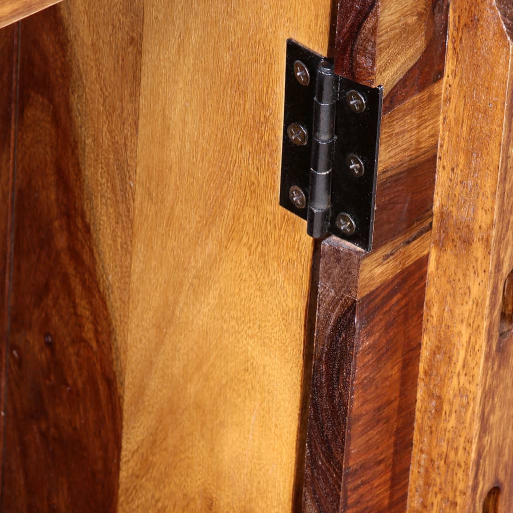 Psací Stůl S 1 Zásuvkou A 1 Skříňkou, Masivní Sheesham