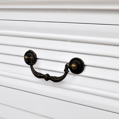 Psací Stůl Na Dvou Podstavcích, Bílá, 140X48X80 Cm