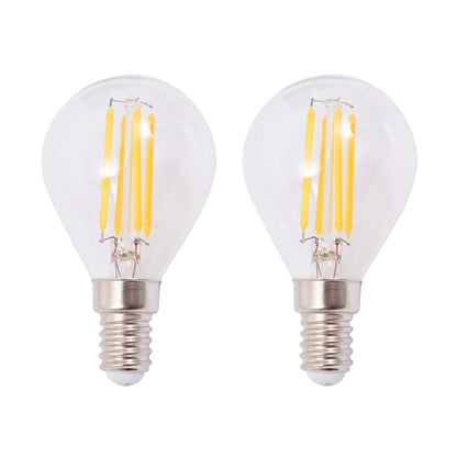 Nástěnné Lampy 2 Ks 2 Led Žárovky Se Žhavicím Vláknem 8 W