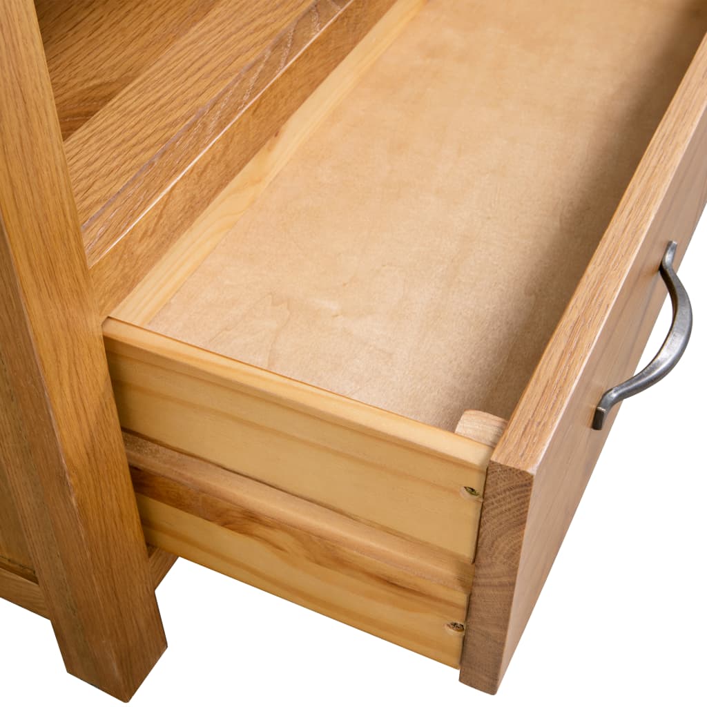 Tv Stolek 90 X 35 X 48 Cm Masivní Dubové Dřevo