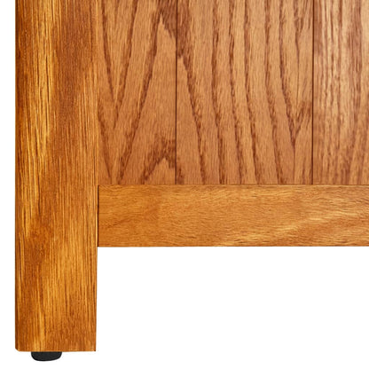 Knihovna Se 6 Policemi 80 X 22,5 X 180 Cm Masivní Dubové Dřevo