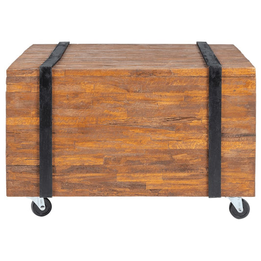 Odkládací Stolek, Teak, 60X60X38 Cm