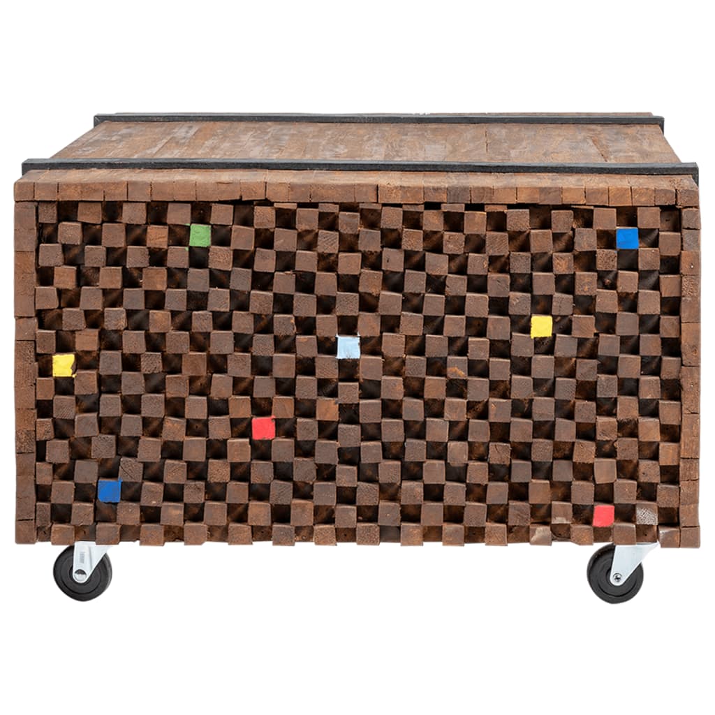 Odkládací Stolek, Teak, 60X60X38 Cm