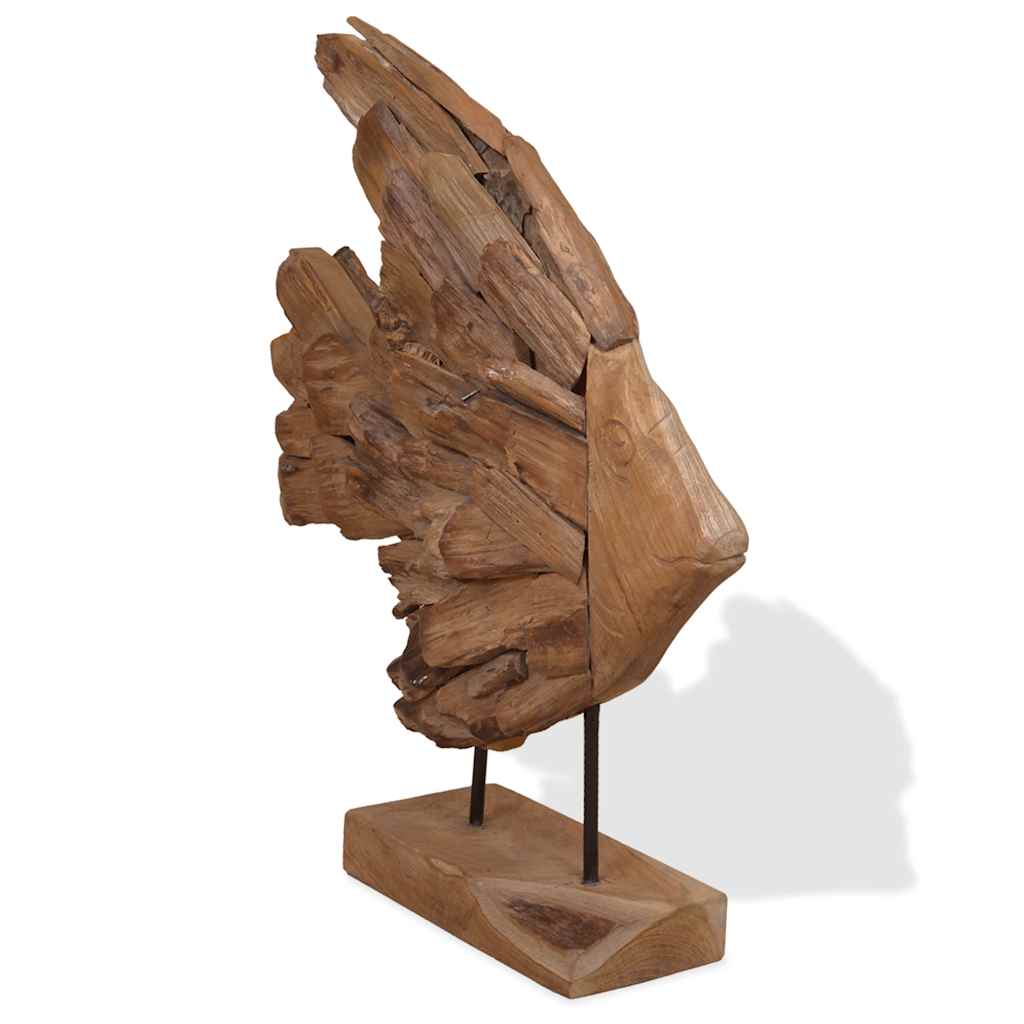 Socha Ryby Teak 40X12X57 Cm